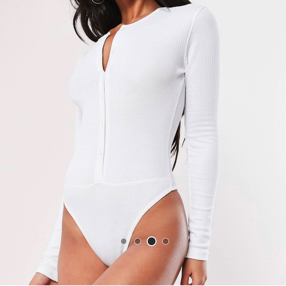 Long Sleeve Button Bodysuit | Size US 6